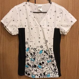 Small Disney scrub top